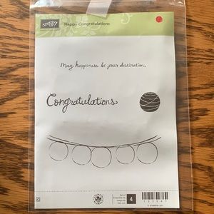 Stampin’ Up Happy Congratulations stamp set